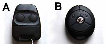 ROVER 25 REMOTE KEY FOB (including programmer)